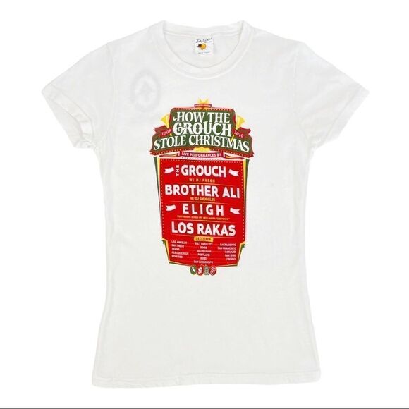 WMNS How The Grouch Stole Christmas x LRG Tour Tee - Picture 1 of 5